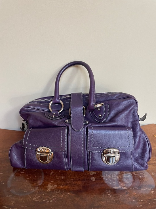 Marc Jacobs Handbags - Marc Jacobs Purple Leather Bag